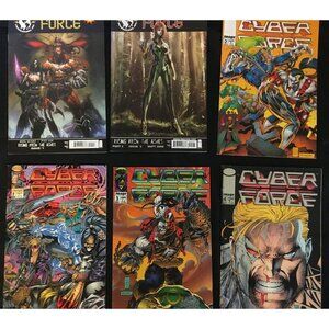 Cyber Force & Cyblade Comic Books Mixed Lot of with Alternate Art Covers 93/06